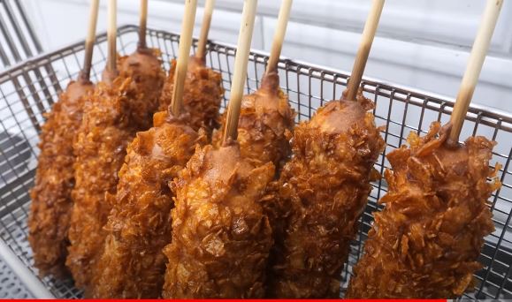 fried korean corn dog